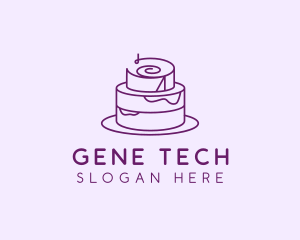 Cake Pastry Dessert logo design