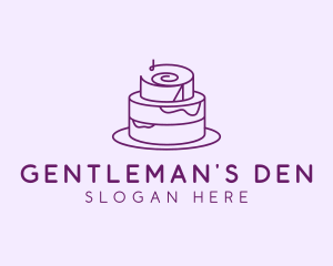 Cake Pastry Dessert logo design