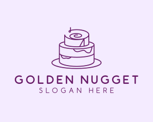 Cake Pastry Dessert logo design