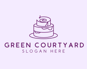 Cake Pastry Dessert logo design