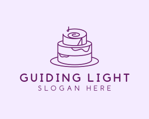 Cake Pastry Dessert logo design