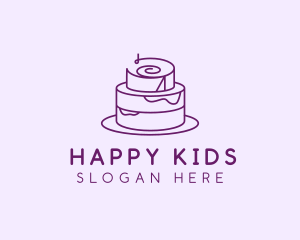 Cake Pastry Dessert logo design