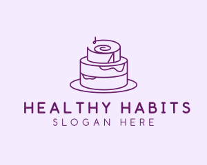 Cake Pastry Dessert logo design