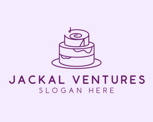 Cake Pastry Dessert logo design