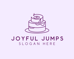 Cake Pastry Dessert logo design