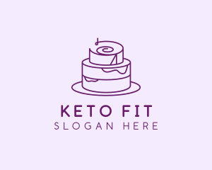 Cake Pastry Dessert logo design