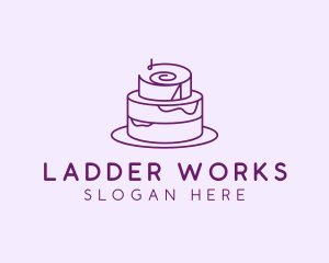 Cake Pastry Dessert logo design