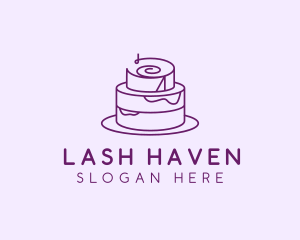 Cake Pastry Dessert logo design