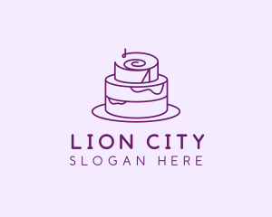 Cake Pastry Dessert logo design