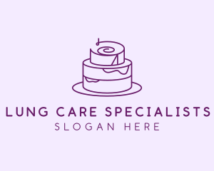 Cake Pastry Dessert logo design