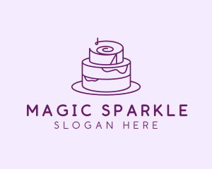 Cake Pastry Dessert logo design