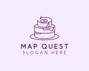 Cake Pastry Dessert logo design