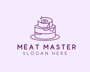 Cake Pastry Dessert logo design