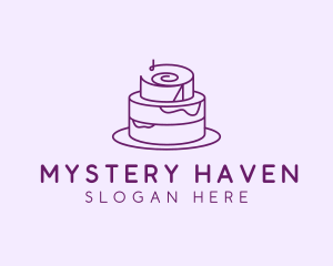 Cake Pastry Dessert logo design