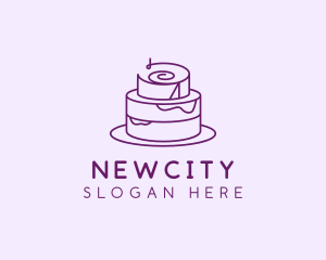 Cake Pastry Dessert logo design