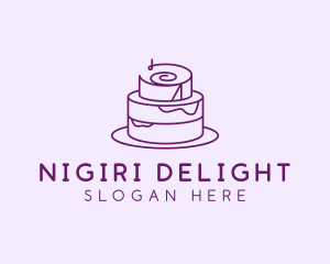 Cake Pastry Dessert logo design