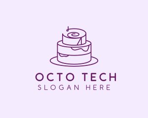 Cake Pastry Dessert logo design