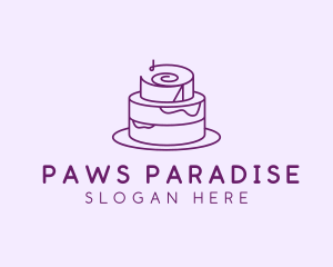 Cake Pastry Dessert logo design