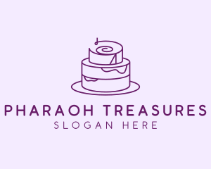 Cake Pastry Dessert logo design