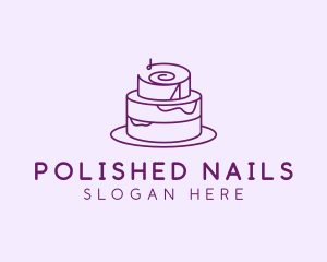 Cake Pastry Dessert logo design