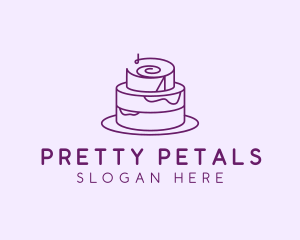 Cake Pastry Dessert logo design