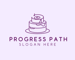 Cake Pastry Dessert logo design