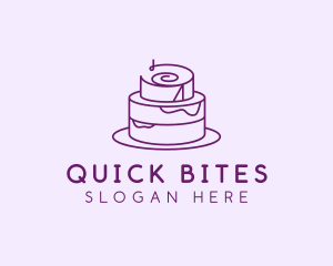 Cake Pastry Dessert logo design