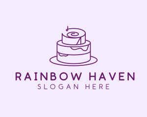 Cake Pastry Dessert logo design