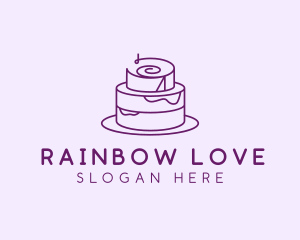 Cake Pastry Dessert logo design