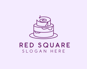 Cake Pastry Dessert logo design