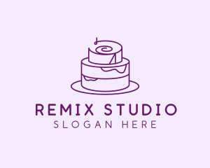 Cake Pastry Dessert logo design