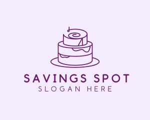 Cake Pastry Dessert logo design