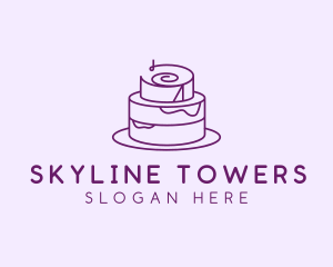 Cake Pastry Dessert logo design