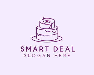 Cake Pastry Dessert logo design