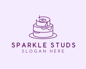 Cake Pastry Dessert logo design