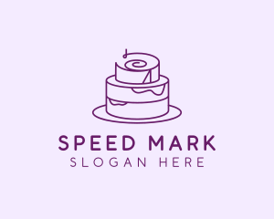 Cake Pastry Dessert logo design