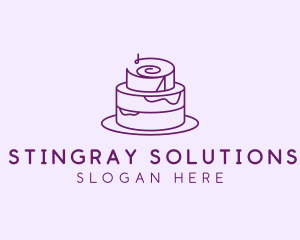 Cake Pastry Dessert logo design