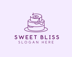 Cake Pastry Dessert logo design