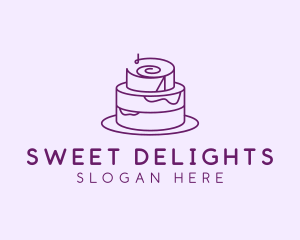 Cake Pastry Dessert logo design