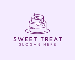 Cake Pastry Dessert logo design