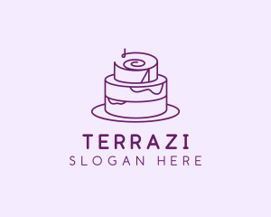 Cake Pastry Dessert logo design