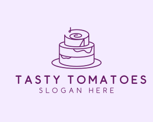 Cake Pastry Dessert logo design