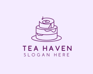 Cake Pastry Dessert logo design