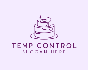 Cake Pastry Dessert logo design