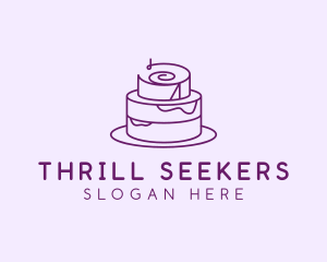 Cake Pastry Dessert logo design