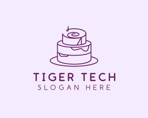 Cake Pastry Dessert logo design