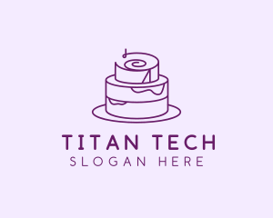 Cake Pastry Dessert logo design