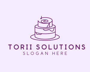 Cake Pastry Dessert logo design