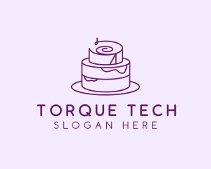 Cake Pastry Dessert logo design