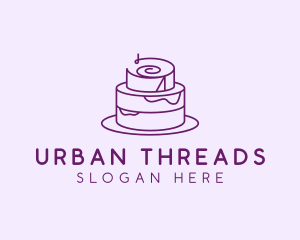 Cake Pastry Dessert logo design